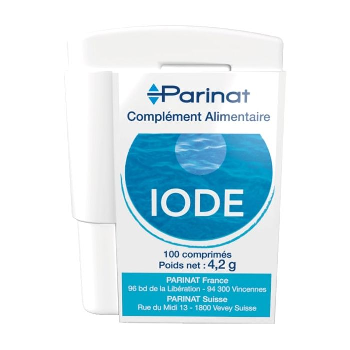 Complément Iode - Production des hormones thyroïdiennes - Parinat